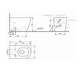 Напольный унитаз TOTO RP CW563Y#XW белый